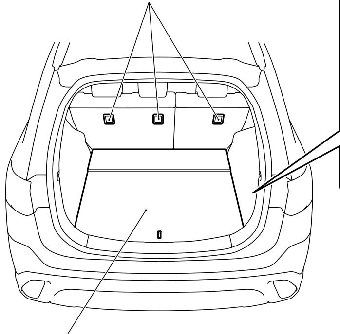 MITSUBISHI Outlander 3 (2015-2018) - Compartiment à bagages - 1