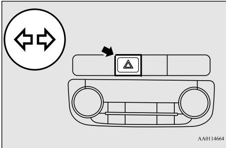 MITSUBISHI Outlander 3 (2015-2018) - Interrupteur des feux de détresse - 1