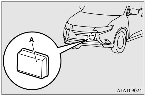 MITSUBISHI Outlander 3 (2015-2018) - Système de prévention des collisions frontales (FCM) (le cas échéant) - 1