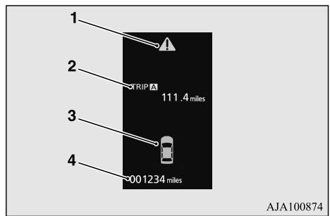 MITSUBISHI Outlander 3 (2015-2018) - Écran multi-information - Type 1 - 1