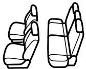 MITSUBISHI Outlander 3 (2015-2018) - Disposition des sièges - 1