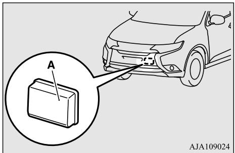 MITSUBISHI Outlander 3 (2015-2018) - Système de régulation de vitesse adaptatif (ACC) (le cas échéant) - 1