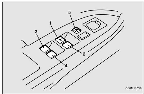 MITSUBISHI Outlander 3 (2015-2018) - Interrupteur principal - 1