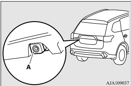 MITSUBISHI Outlander 3 (2015-2018) - Emplacement de la caméra de recul - 1