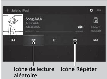 Acura TLX (2022) - Comment sélectionner un mode de lecture - 1