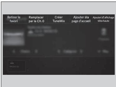 Acura TLX (2022) - ■ Programmation multicanal favorite (pour les canaux de musique seulement) - 1