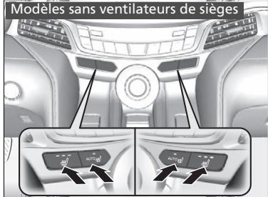Acura TLX (2022) - Chauffe-sièges/ventilateurs avant* - 3