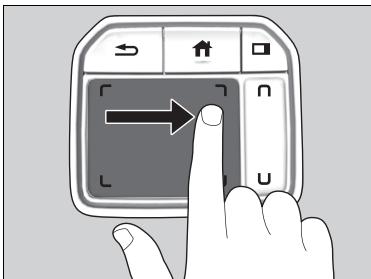 Acura TLX (2022) - Utilisation du pavé tactile de zone A - 2
