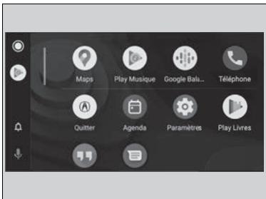 Acura TLX (2022) - Menu d'Android Auto - 1