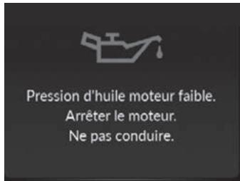 Acura TLX (2022) - Si l'advertisement Pression d'huile moteur faible apparait - 1