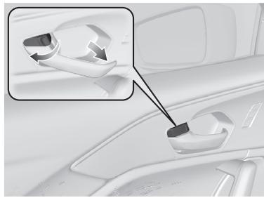 Acura TLX (2022) - Déverrouillage des portières avant à partir de l'intérieur P133 - 1