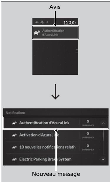 Acura TLX (2022) - Messages Acuralink - 1