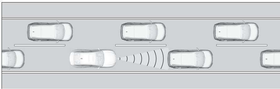 Acura TLX (2022) - Quand un vehicule roule devant - 1