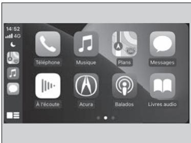 Acura TLX (2022) - Menu Apple CarPlay - 1