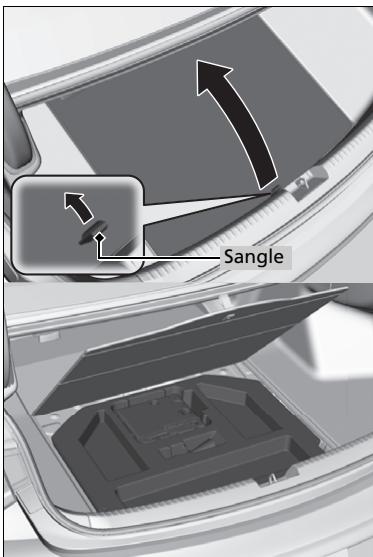 Acura TLX (2022) - Compartment de rangement sous le plancher* - 1
