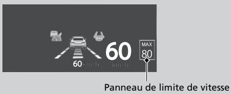 Acura TLX (2022) - Panneaux de signalisation apparaisant sur l'affichage multifonction et l'affichage tete haute* - 2