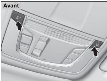 Acura TLX (2022) - Interrupteurs de lampe de lecture - 1