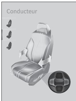 Acura TLX (2022) - Interface de commande des sièges* - 1