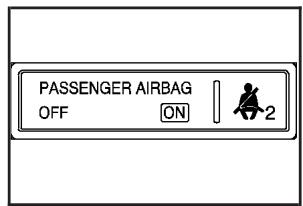Saturn Relay (2007) - Témoin de l'etat du sac gonflable du passager - 1