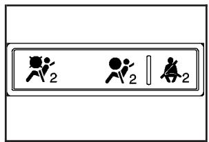Saturn Relay (2007) - Témoin de l'etat du sac gonflable du passager - 2