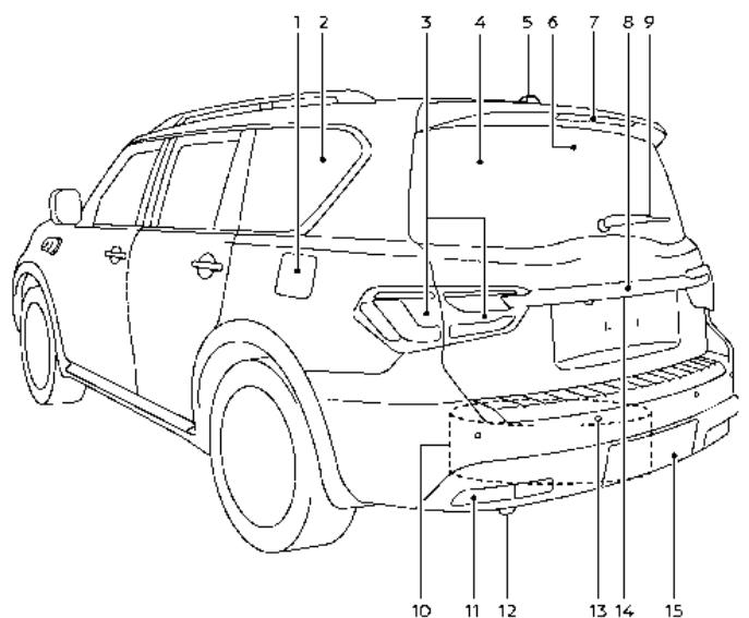 INFINITI QX80 (2019) - SIÉGES, CEINTURES DE SECURITÉ ET SYSTEMÉMES DE RETENUE SUPPLEMENTAIRES (SRS) - 3