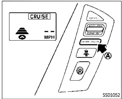 INFINITI QX80 (2019) - Commandes du mode de contrôle de distance d'un vehicule à l'autre - 2