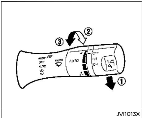 NISSAN Armada (2018) - Système d'essuyage du liquide de lave-glace : - 1