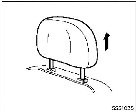 NISSAN Armada (2018) - Pour l'appui-tête non régable - 1