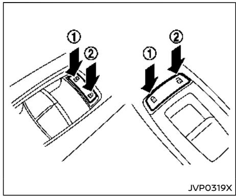 NISSAN Armada (2018) - Verrouillage avec le LOQUET intérieur - 1
