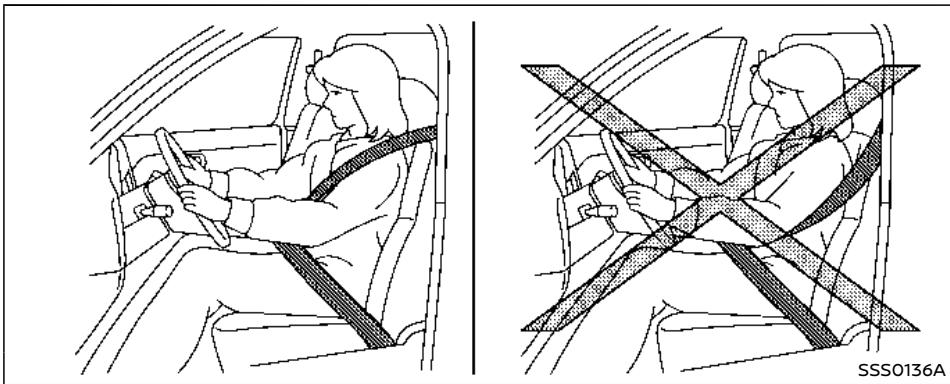 NISSAN Armada (2018) - Precautions à prendre avec les ceintures de securité - 1