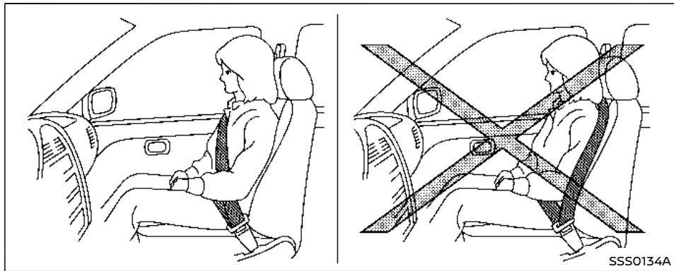 NISSAN Armada (2018) - Precautions à prendre avec les ceintures de securité - 2