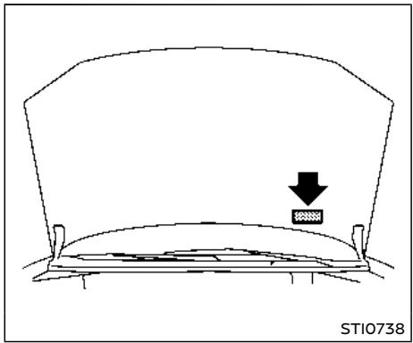 NISSAN Armada (2018) - Étiquette d'homologation f. m. v. s. s./n. s. v. a. c. - 1