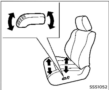 NISSAN Armada (2018) - Inclinaison du dossier : - 1