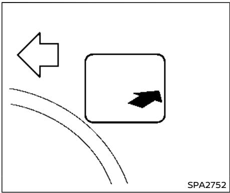 NISSAN Armada (2018) - LEVIER De déverrouilage du HAYON - 1