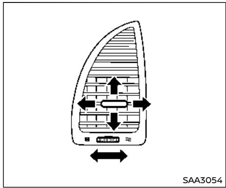 NISSAN Armada (2018) - Bouches d'aeration centrales - 3