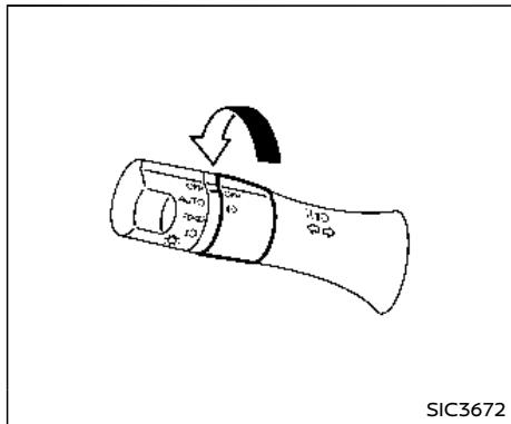 NISSAN Armada (2018) - Réglage de luminosité du tableau de BORD - 1