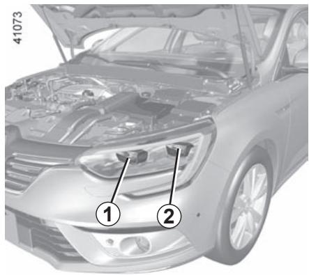 RENAULT Megane 4 (2016-2020) - PROJECTEURS AVANT : remplacement des lampes (1/2) - 5
