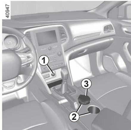 RENAULT Megane 4 (2016-2020) - CENDRIER, ALLUME-CIGARES, PRISE ACCESSOIRES (1/2) - 2