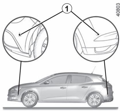 RENAULT Megane 4 (2016-2020) - AVERTISSEUR D'ANGLE MORT (1/4) - 2