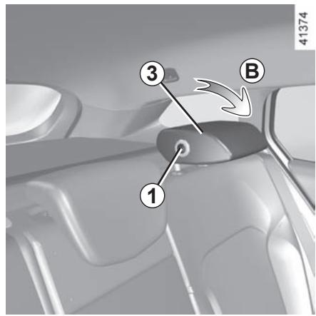 RENAULT Megane 4 (2016-2020) - Position de rangement des appuis-tête latéraux - 2