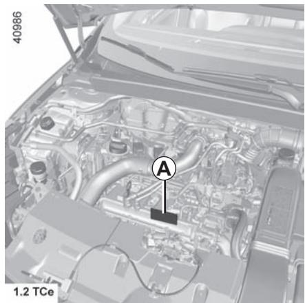 RENAULT Megane 4 (2016-2020) - PLAQUES D'IDENTIFICATION MOTEUR (1/2) - 2