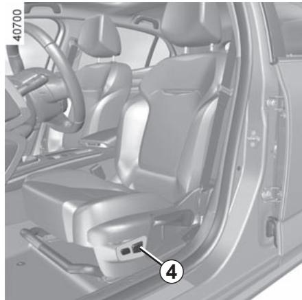 RENAULT Megane 4 (2016-2020) - Pour monter ou descendre l'assise du siège - 1
