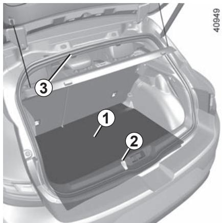 RENAULT Megane 4 (2016-2020) - RANGEMENTS, AMÉNAGEMENTS COFFRE À BAGAGES (1/5) - 1