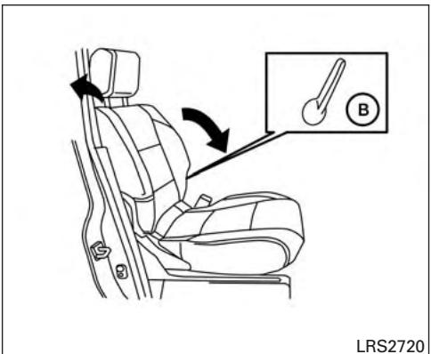 NISSAN NV 200 COMPACT CARGO (2017) - Basculement du dossier du siège du passager avant - 1