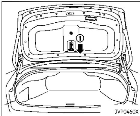 INFINITI Q60 (2022) - BOUTON DE COFFRE (TRUNK) - 2