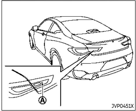 INFINITI Q60 (2022) - Déverrouillage des portières et de la trappe du réservoir de carburant - 2