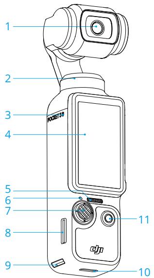 DJI OSMOPOCKET3 - Vue d'ensemble - 1