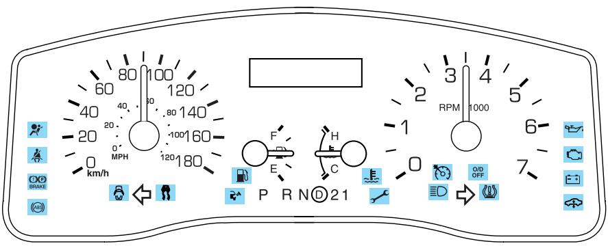 FORD Crown Victoria (1998-2011) - TÉMOINS ET CARILLONS - 1