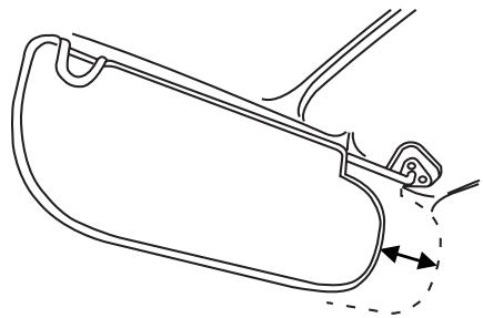 FORD Crown Victoria (1998-2011) - Tige coulissante (selon l'equipement) - 1