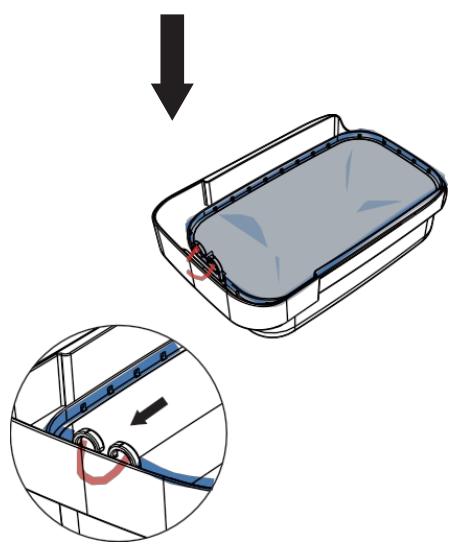EZICLEAN CATBOTK6I - Mettre le sac à déchets - 1